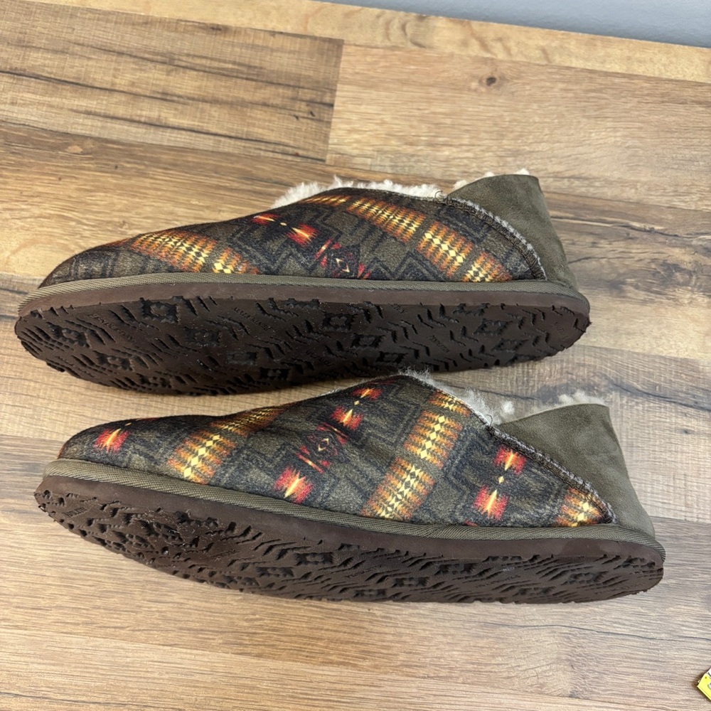 Pendleton Wool Shearling Couch Cruiser Slippers A… - image 8